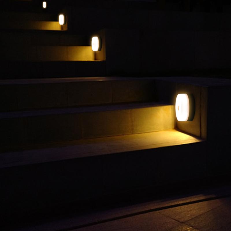 

Night Lights Motion Sensor Light Battery Powered Touch Control Switch For Bedroom Closet Stair Hallway Kitchen Lamps Kids Gifts