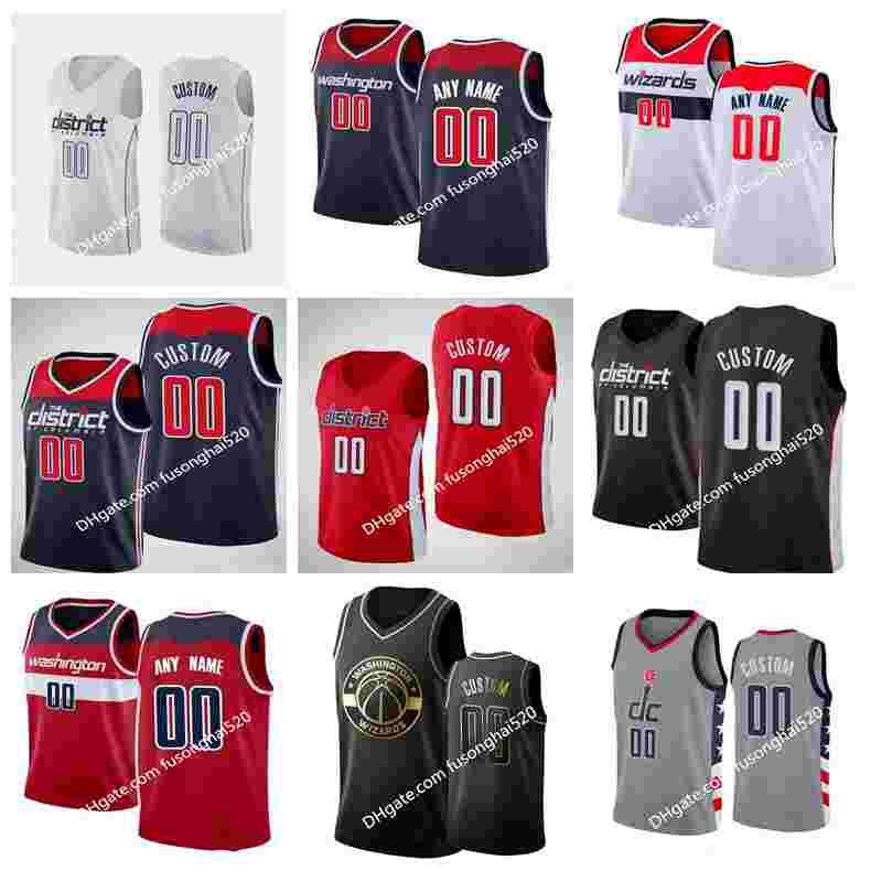 

Custom Printed 6 Troy Brown 21 Moritz Wagner 14 Ish Smith 12 Jerome Robinson 19 Raul Neto 17 Isaac Bonga 42 Robin Lopez Anthony Gill Jerseys, Black;red