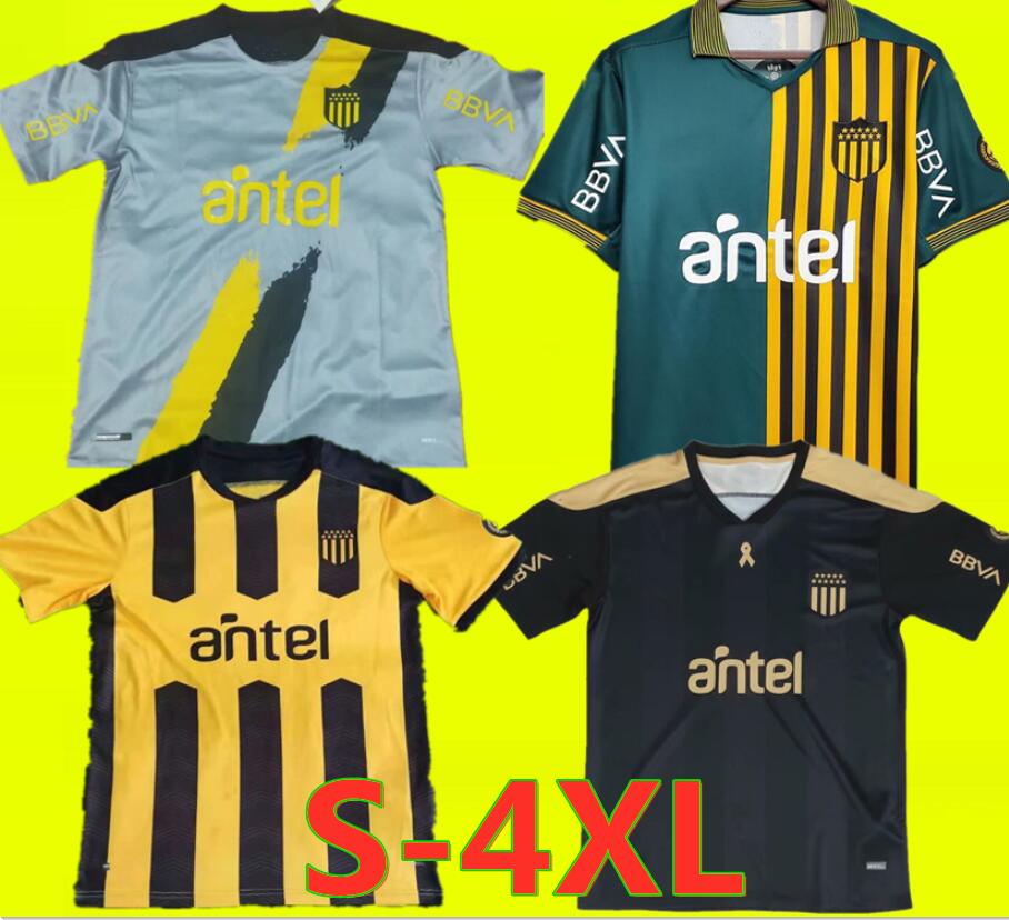 

Uruguay Penarol Soccer Jerseys Home 129th Commemorative Edition 2021 2022 Club Atlético Peñarol C.RODRIGUEZ Gargano Men football shirts, White