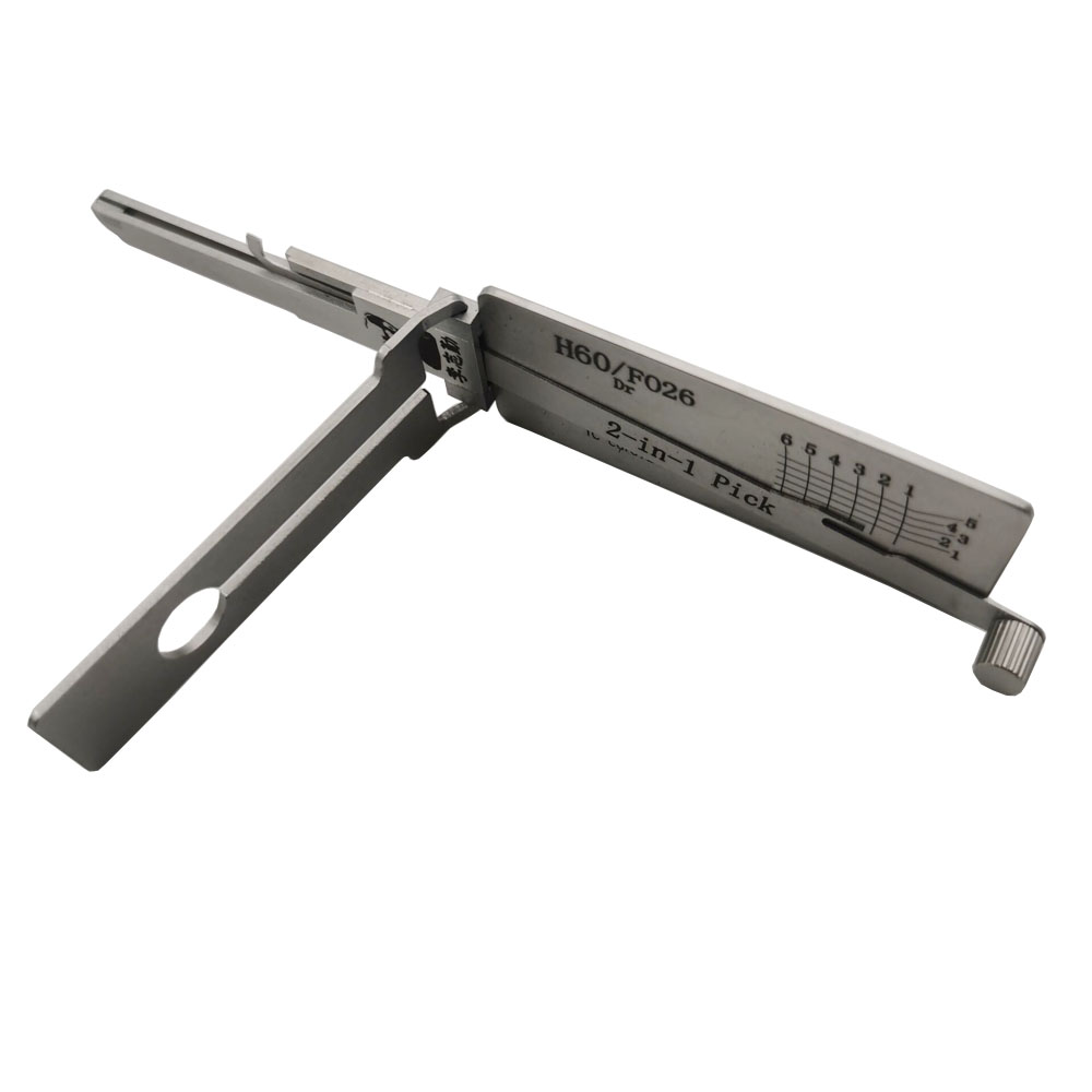 

Original lishi H60 10-CUT 2-IN-1 unlocking tool suitable for Ford trunk door lock