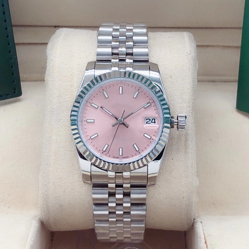 

Luxury Machinery Men's Watch 31 mm Fashion Sport Simple atmospheric automatic date Steel strip, Screwdriver