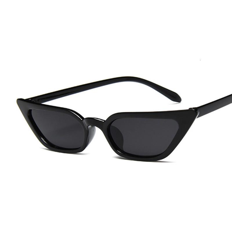 

Sunglasses Fashion Cat Eye Women Designer Trendy Narrow Triangular Glasses Small Vintage Sun Ladies