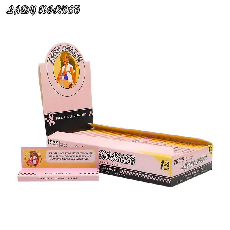 

LADY HORNET 3 colours Rolling Papre Smoking Accessories 78MM Roll Paper Display Box Packaging 25 Volumes In A Box Rolling Papre pi2356745