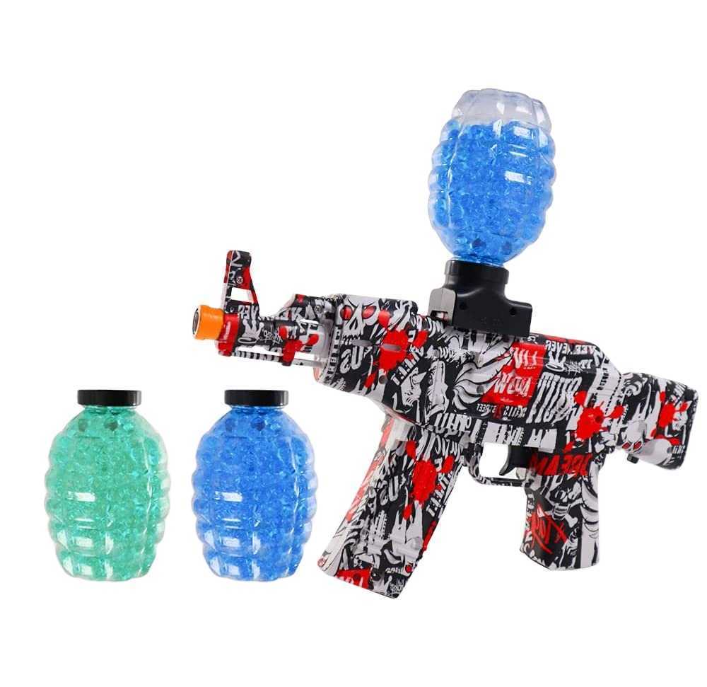 

Yoou M416 Camouflage Toy Electric Paint Ball Gun With Gel Blaster Beads