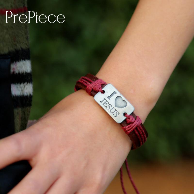 

Beaded, Strands PrePiece Trendy Leather Bracelet Punk Rope Alloy Nameplate Bracelets Fashion Jewelry Accessories For Women Daily 2021 PB0464, Black