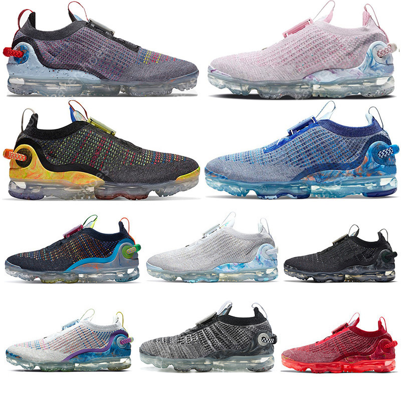 

2020s mens running shoes Sneakers Moc 2 Laceless Fly 4.0 Smoke Grey Pure Platinum Stone Blue Oreo Red des chaussures Women Sports Trainers, Black sock