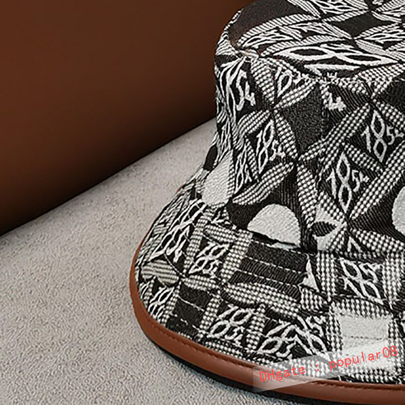 

Hot Designer Luxury Caps Hats Women Caps Hats Mens Bucket Hat Fashion Street Summer Baseball Cap Fisherman Small Brim Hat D217035F, Black