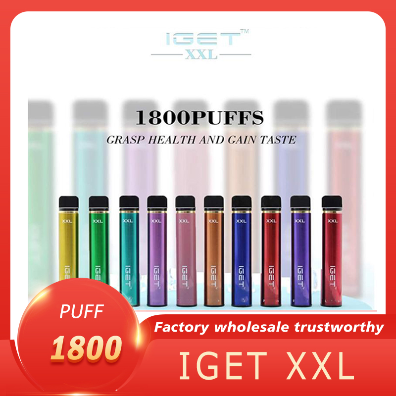 

Iget XXL 1800 Puff Disposable Vape Pen E cigarette Pod Device Kit 950mAh 7ml Prefilled Stick For SHION Lite Plus Max Australia Wholesale