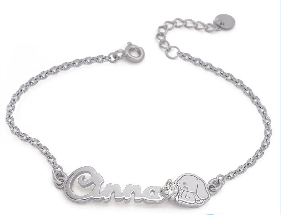 

Link, Chain Big Ear Dog Bracelet Three Colors Can Choose Gifts For Girls