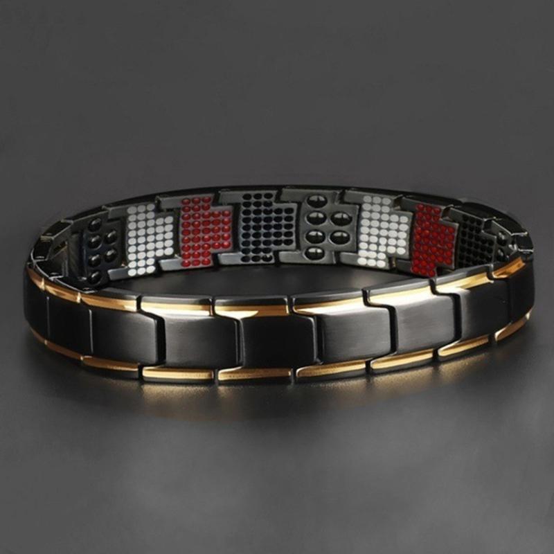 

Bangle Body Slimming Weight Loss Anti-Fatigue Healing Bracelet Hematite Beads Stretch Magnetic Therapy Bead Slim For Men Women