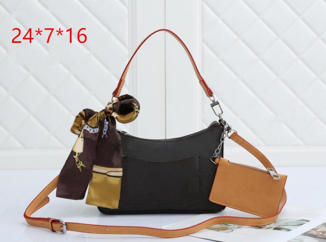 

Luxury Designer Bag 2-Piece Lady Fashion Handbag Tote Hasp Axillary Package Clutch Letter Wallets Retro Totes Shoulder Crossbody Handbags, Red