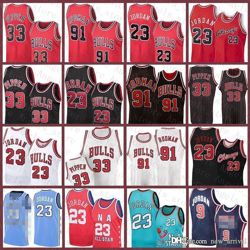 

23 MMens Scottie 33 Pippen Youth Kids Dennis 91 Rodman Chicago Bull 2020 2021 New Basketball Jersey Army Green, Black;red