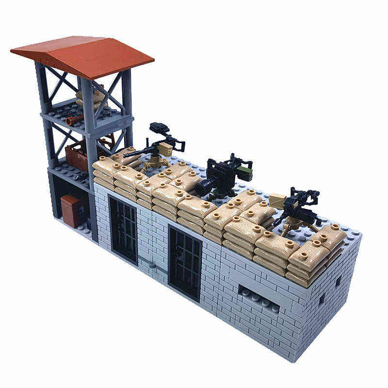 

MOC WW2 Military Weapons Blocks for Boys Toys 3 Transformed Army Building Bricks 6 Soldiers Compatible Kids Xmas Birthday Gift H1028