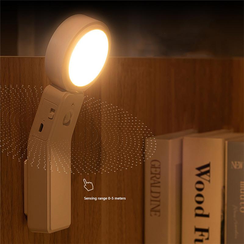

Night Lights Motion Sensor LED USB Rechargeable Portable Lamp Bedroom Wall Decor Stair Closet Room Aisle Lighting