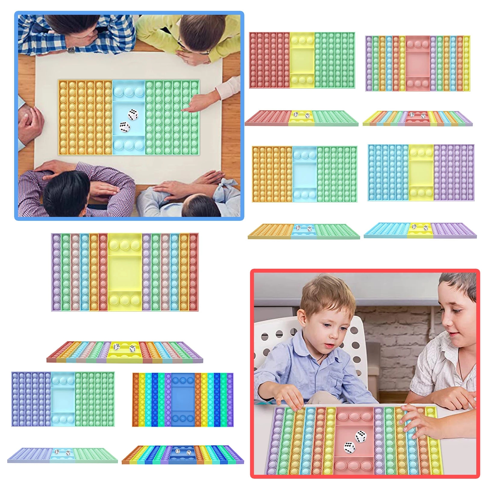 

Big Size 30cm Fidget Toys Push It For Schoolbag Board Pendant Hot Adult Stress Relief Toy Family Table Board Games