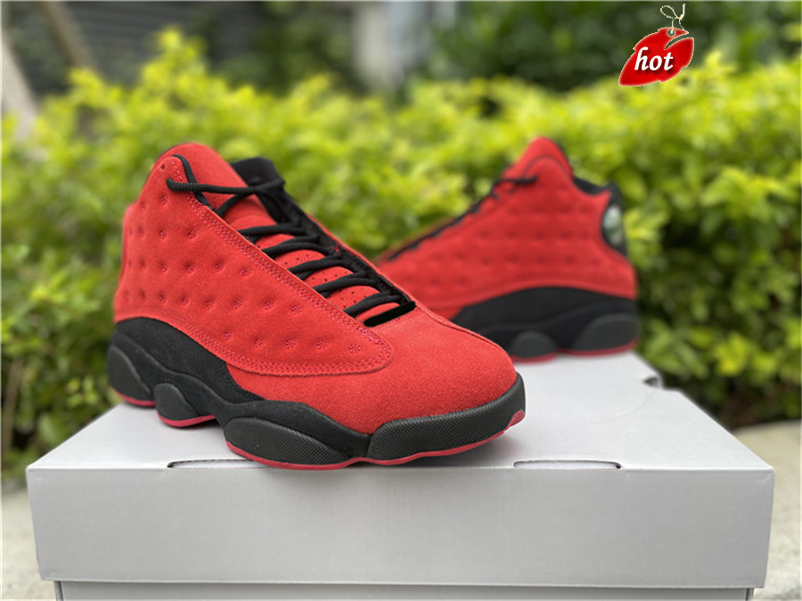 

Shoes Release Authentic 13 Reverse Bred Men 13S Real Carbon Fiber University Red Zapatos Footwear Original 7-13, Bubble wrap packaging