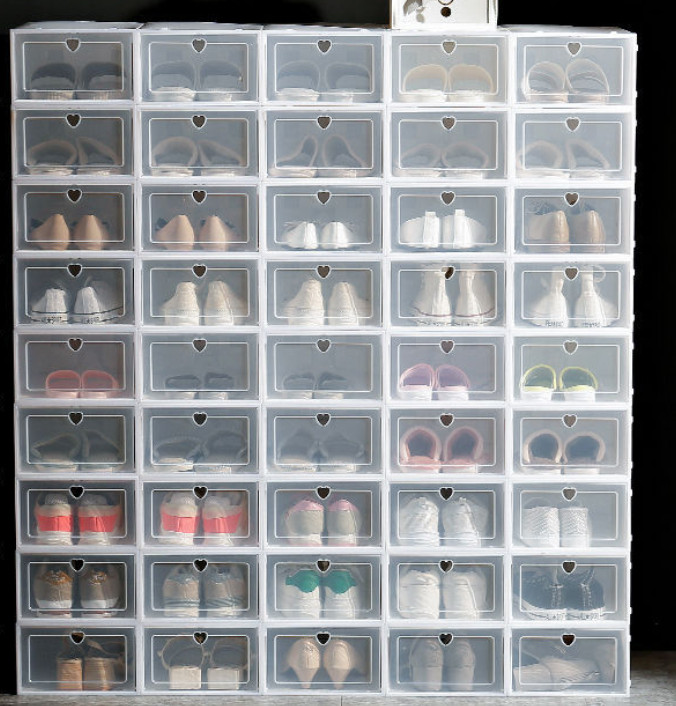

The latest 33X23X14CM thick transparent shoe storage box, multi-functional and large-capacity, a variety of styles to choose from, support customization, Many colors