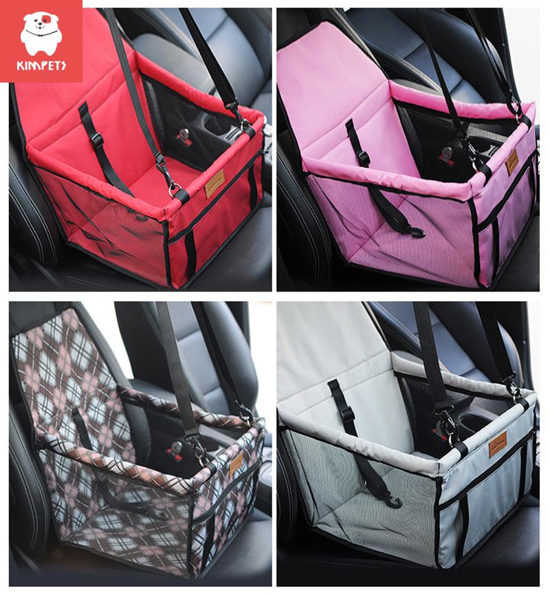 

Kimpets Pet Dog Car Seat Travel Accessories Mesh Hanging Bags Folding Supplies Waterproof Mat Safety Bag Covers
