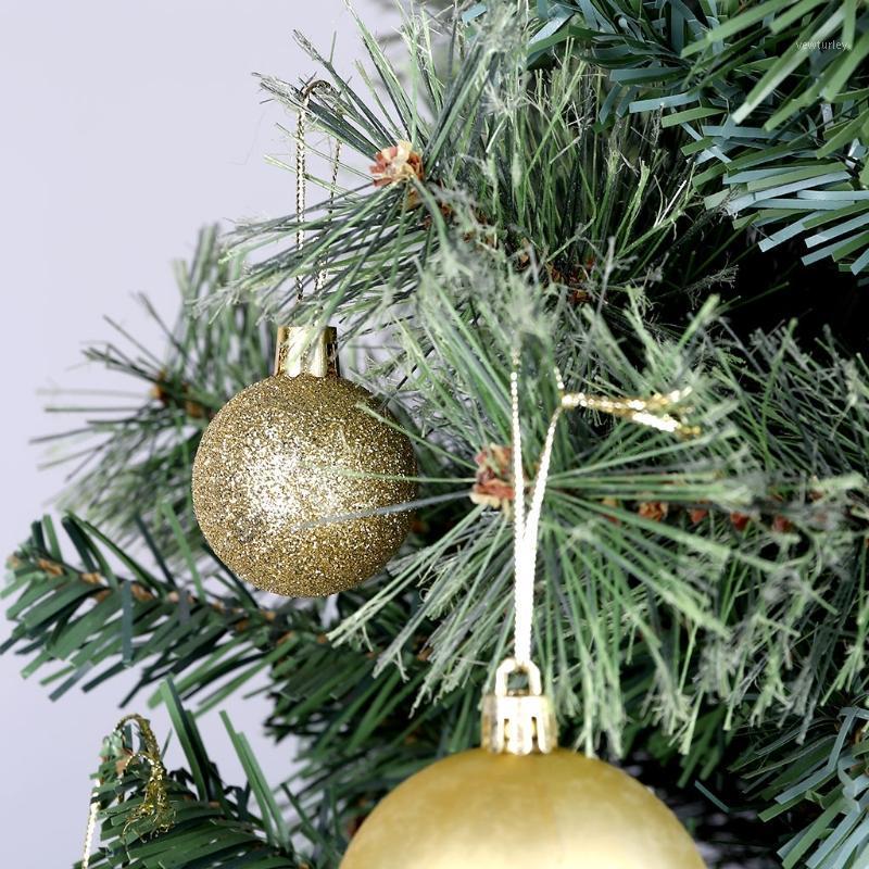 

Party Decoration 29EF 100pcs/box Christmas Balls Shatterproof Hanging Xmas Tree Ornaments Home Decor