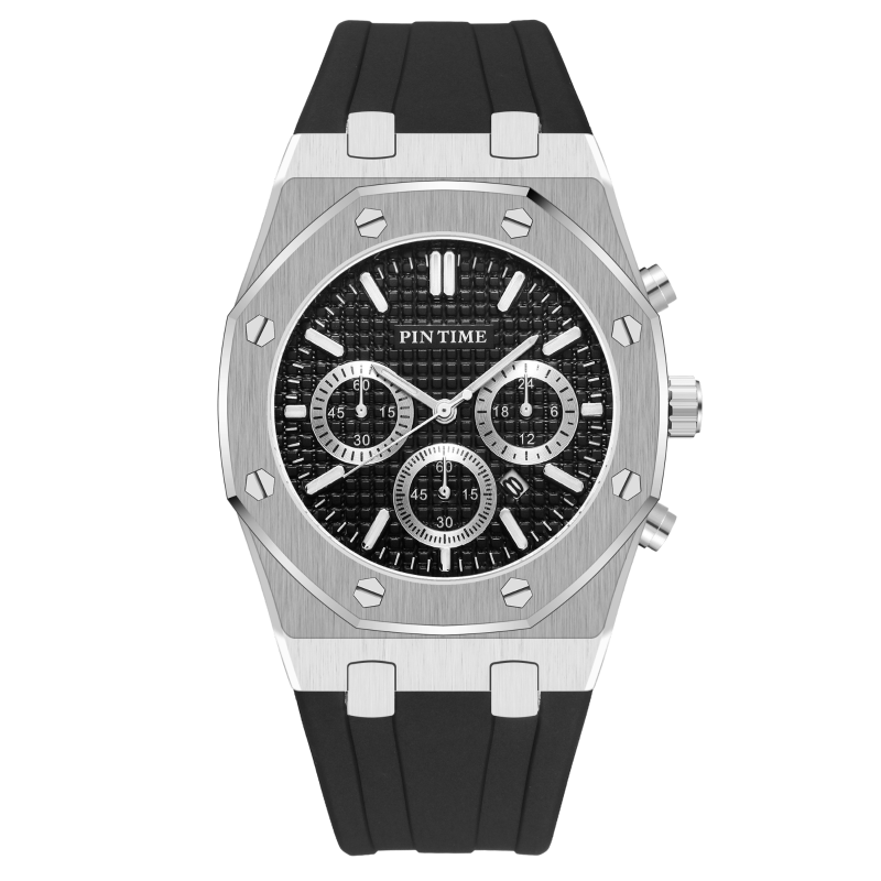 Luxury Mens Watch Oak Designer Watches Stainless Steel Quartz Movement Comfortable Rubber Strap Sport Relogio Masculino Wristwatches-image-697532874