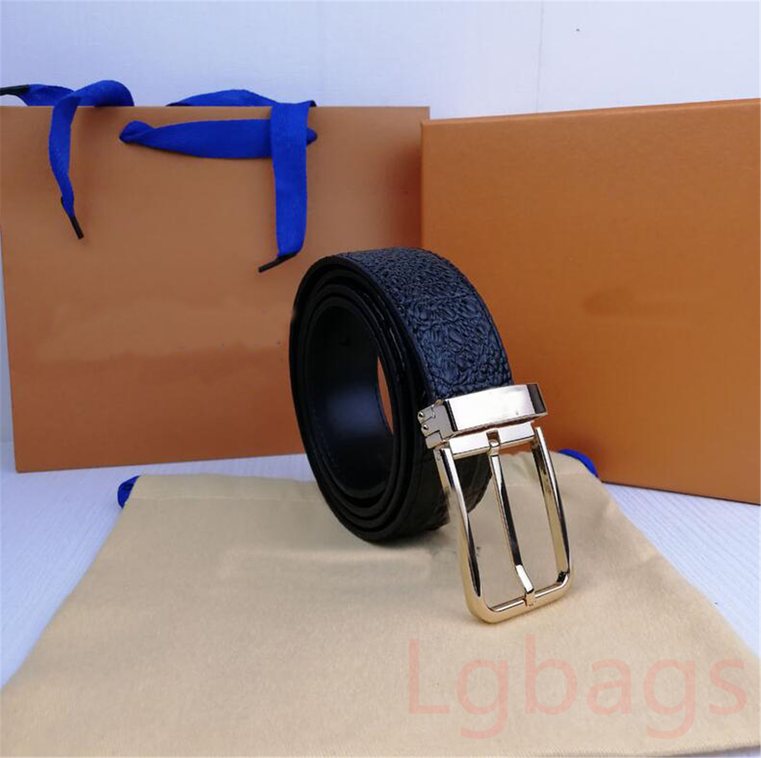 

Designer Belt Needle Buckle High Quality Fashion Classic Genuine Leather Women Belts Men Belts Waistband With Box, Customize