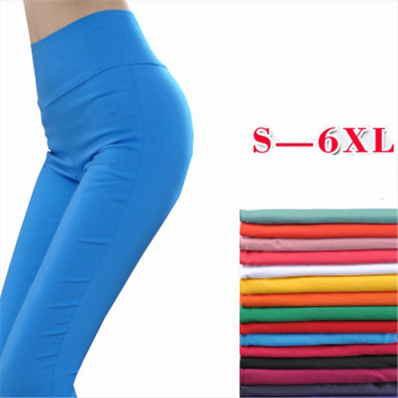 

4xl 5xl 6xl stretch womens pant leggings high waist pencil white black femme trousers big size ladies pantalon, Black;white
