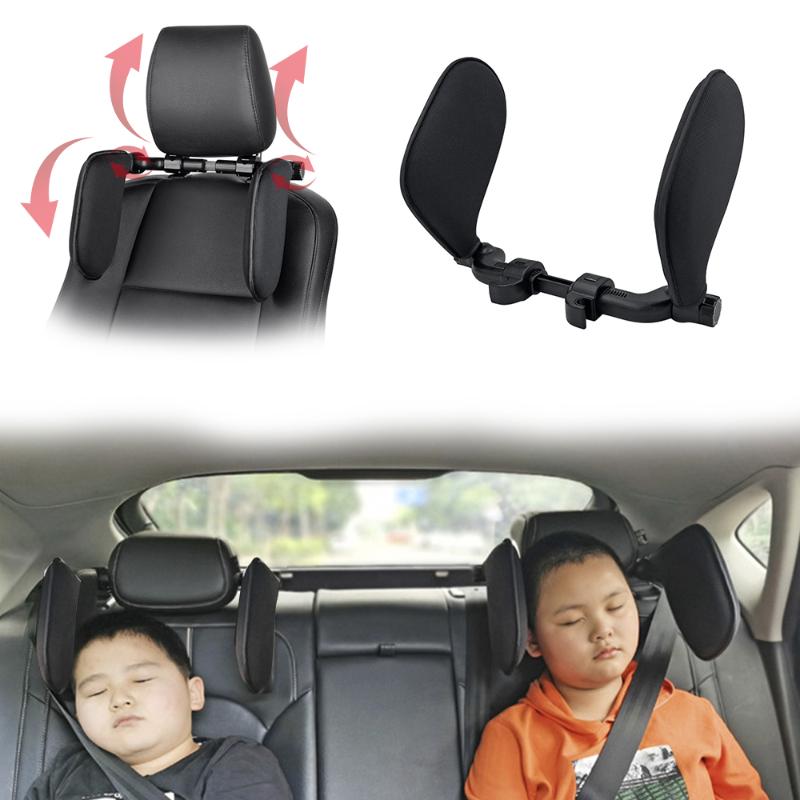 

Seat Cushions LEEPEE For Kids Adults Car Headrest Travel Sleeping Cushion Mesh Cloth Side Head Support Neck Pillow