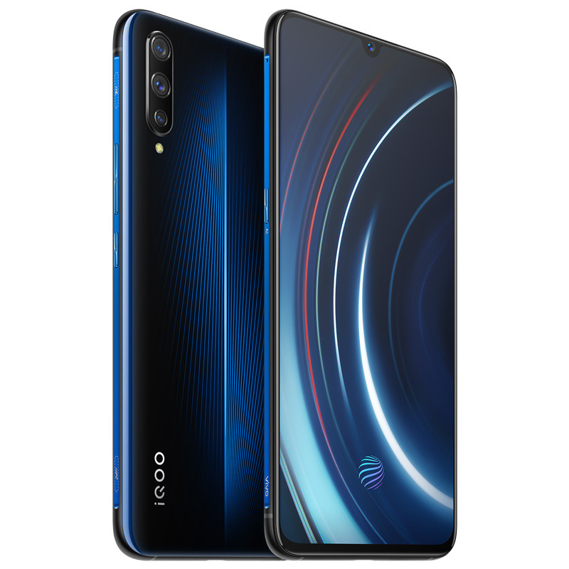 

Original VIVO IQOO 4G LTE Cell Phone 6GB RAM 128GB ROM Snapdragon 855 13.0MP AI NFC Android 6.41" AMOLED Full Screen Fingerprint ID Face Wake 4000mAh Smart Mobile Phone