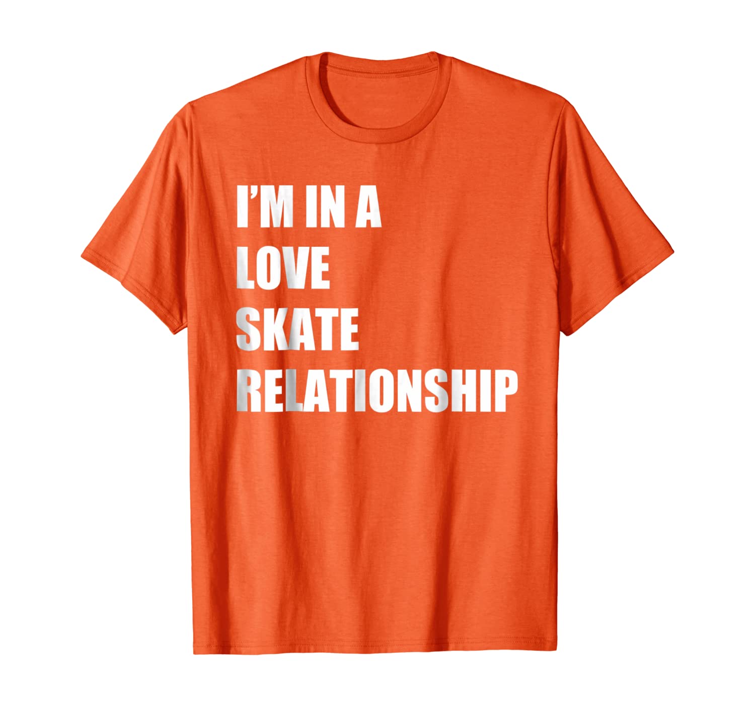 

Love Skate Relationship Skating T-Shirt, White;black