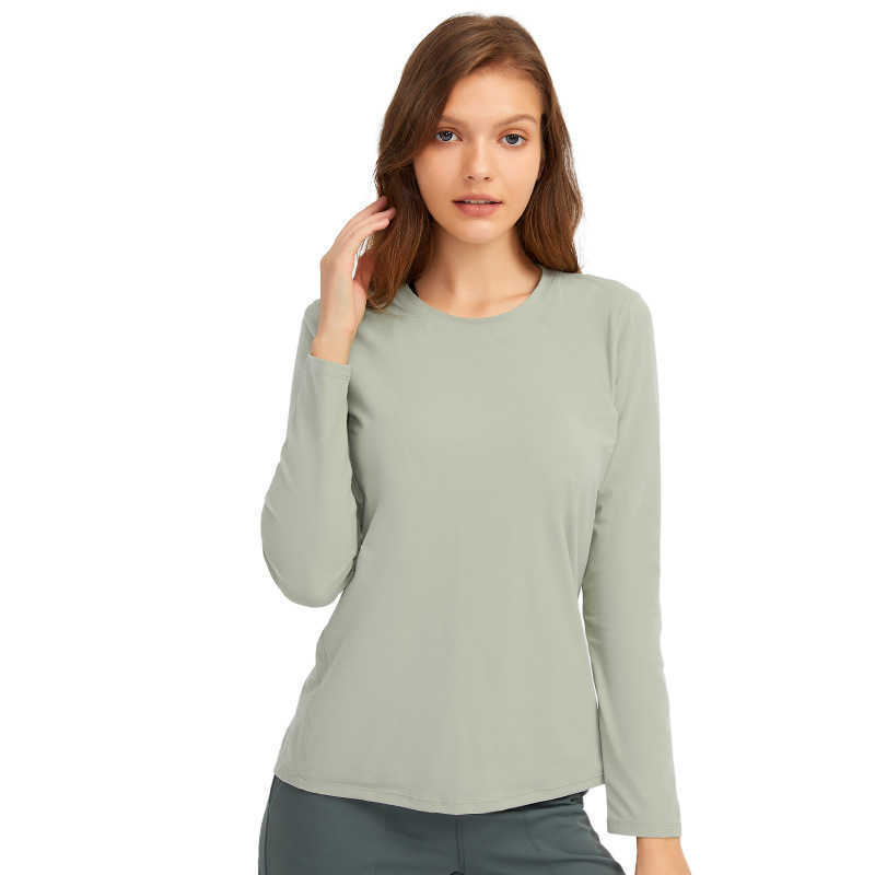 

Yoga Top Gym Clothes for Women Slim Fit Sports Long Sleeve T-shirt Quick Drying Fitness Running Casual Workout Shirt, Purple