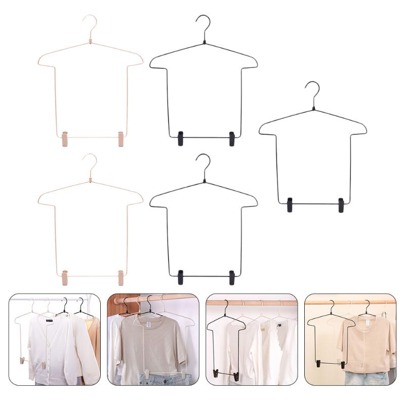

Hangers & Racks 5pcs One-piece Traceless Clothes Hanger Skidproof (Random Color)