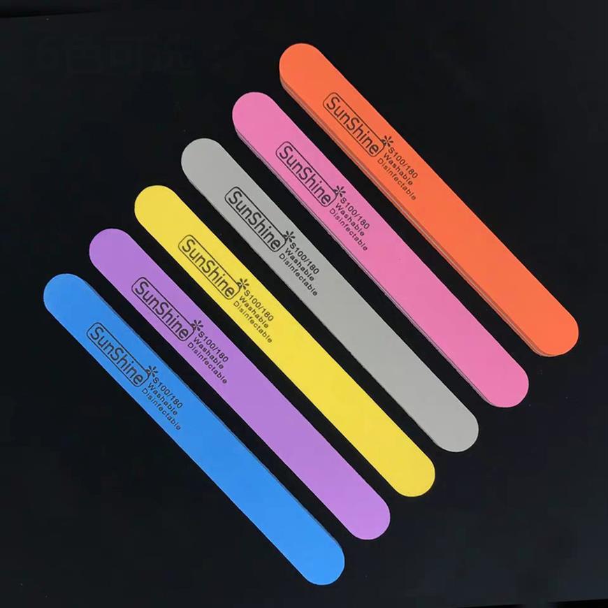 

Straight Shaped Sponge Rubbing Sponge Throwing Nail File Manicure Grinding Double Sided Nail Art Sand Strip File Archivo De Tiras De Arena