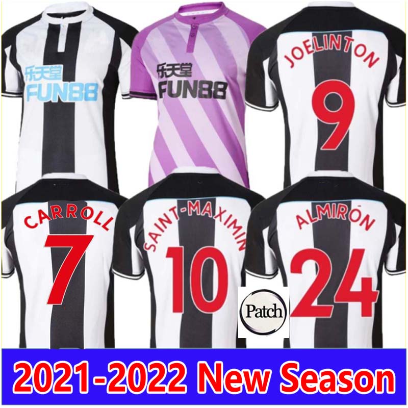

21 22 NUFC Soccer Jerseys SHELVEY WILSON 2021 2022 JOELINTON Football Shirt ALMIRON RITCHIE GAYLE LEWIS LASCELLES Equipment Men Kids Kits maillot de foot, Away + patch