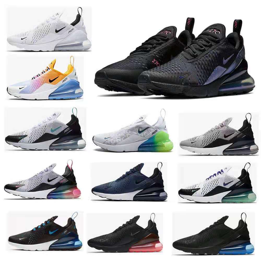

2021 new Airs 270 Cushion Sneakers Sports Designer Mens Running Shoes 27c Trainer Road Star BHM Iron Maxes Women Sneakers Size 36-45, Black;gray
