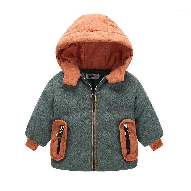 

Coat Baby Boys Denim Jackets 2021 Winter Thick Warm 2-7yrs Childre Clothes Fashion Hoodies For Kids Parka, Blue;gray