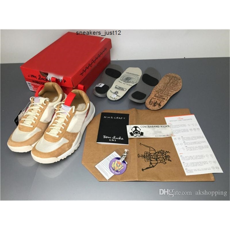 

2020 Best Tom Sachs x Mars Yard 2.0 TS Men Women Running Shoes Natural Sport Red Maple Joint Limited Sneakers With Original box