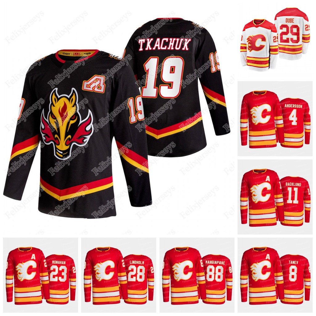 

Matthew Tkachuk Calgary Flames Jerseys Johnny Gaudreau Milan Lucic Rasmus Andersson Elias Lindholm Sean Monahan Blake Coleman Mikael Backlund Andrew Mangiapane, 2020 reverse retro men s-3xl