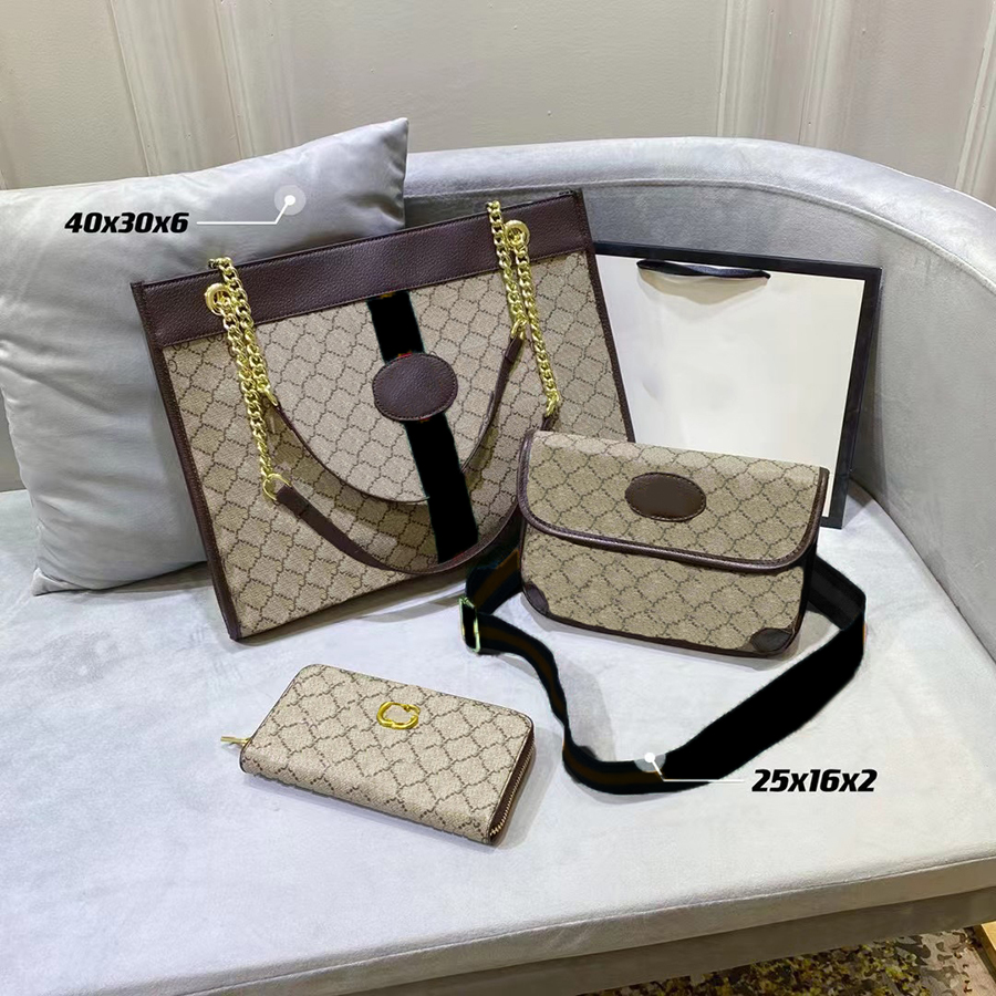 

3-piece set Top Quality Handbags Wallet Handbag Women Designers Bags Crossbody Soho Disco Shoulder Fringed Messenger Bag 21, Dust bag
