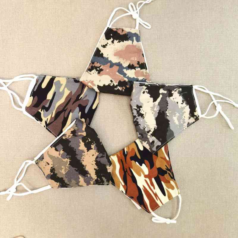 

cotton printed washable protective mask for men and women