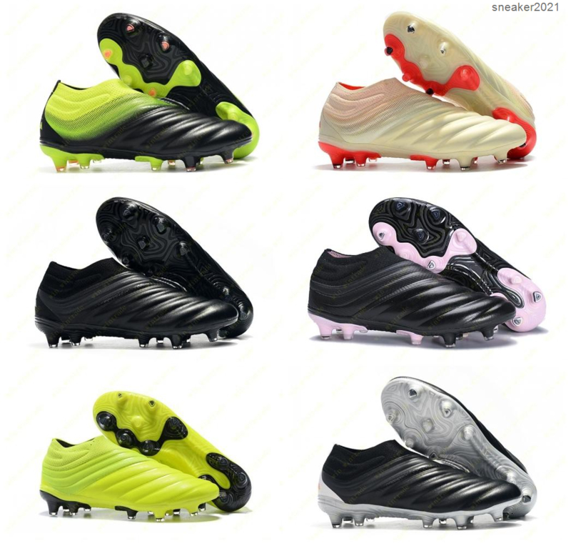 

Mens Copa 19 Hot Slip-On Champagne Solar Red Soccer Football Shoes Boots Scarpe Calcio Cleats 19+ 19.1 FG SOCKFIT AG 19+x Size39-45, Color1
