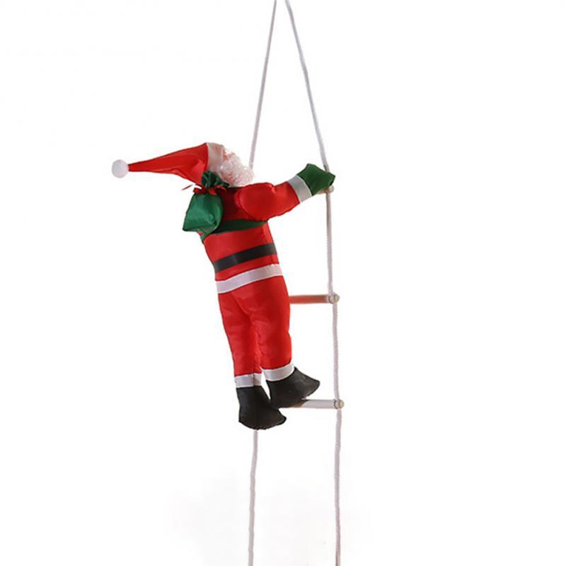 

Christmas Decorations Santa Claus Climb Ladder Hanging Decoration Tree Ornaments Party Kids Gifts Accessories S 1pcs