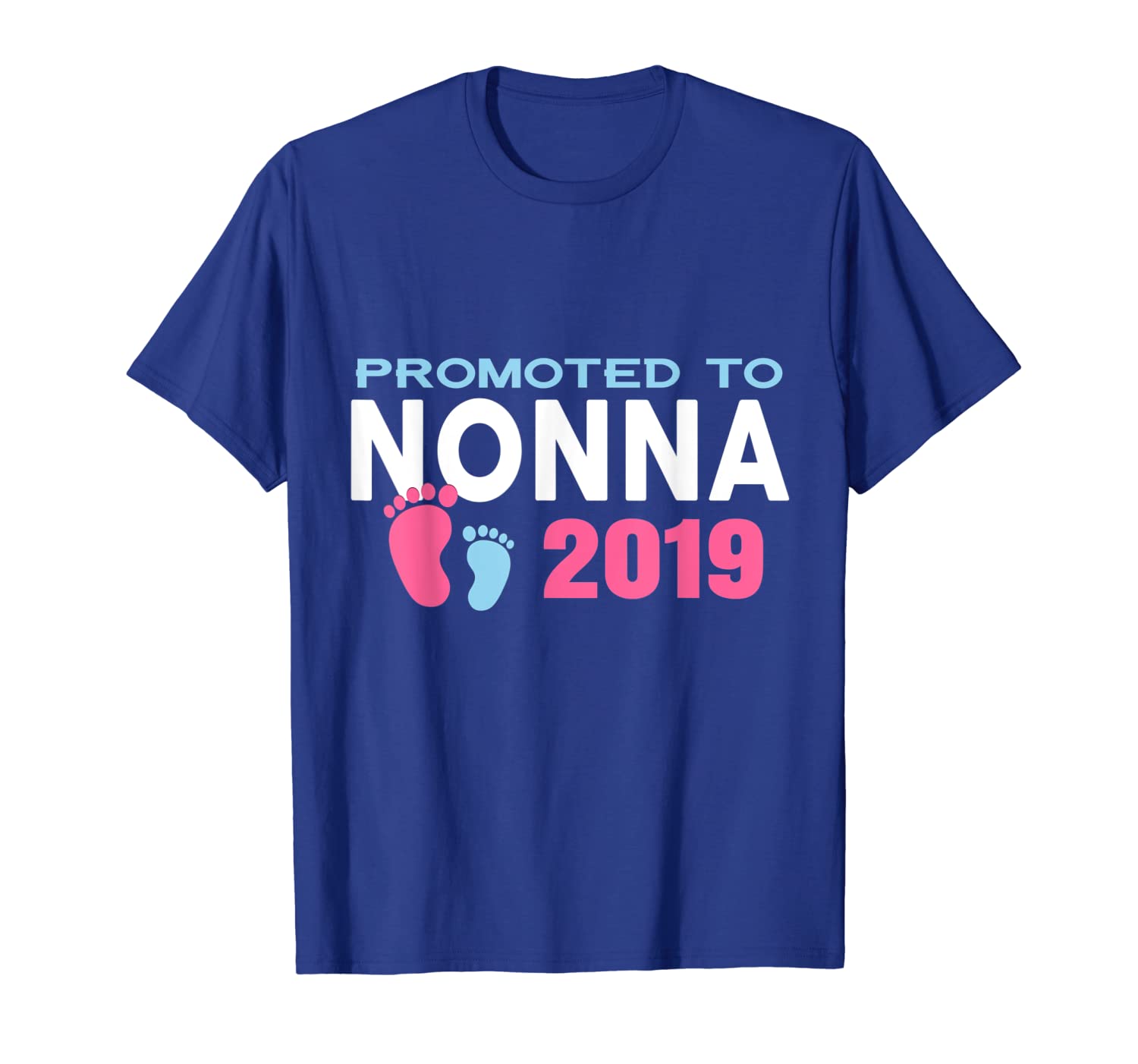 

promoted to nonna 2019 shirt, White;black