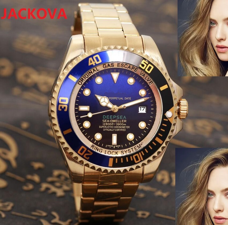 

Classic Deep Sea Dwellers watch men Stainless Steel Sports Watches Quartz Hour Wristwatch Analog business man Wristwatches mannen horloge, Slivery;brown