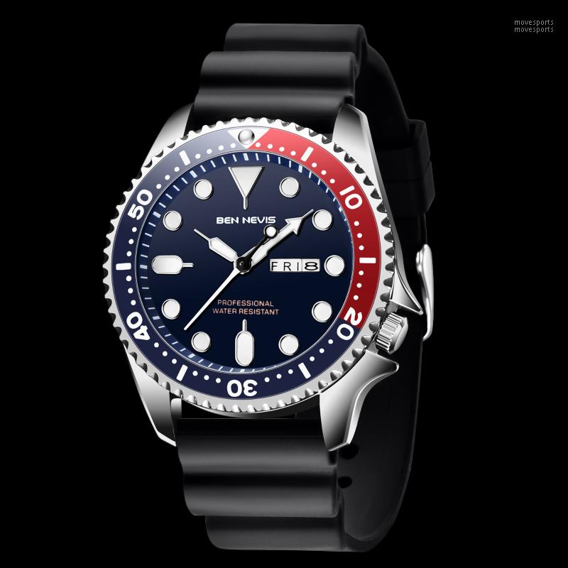 

Luminous Calendar Men's Watch High-end Business Casual Wristwatches, Blue