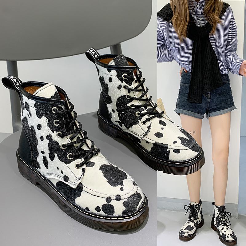 Boots British Style Women's 2021 Spring In Fashion Show Small With Single Thin Short Women