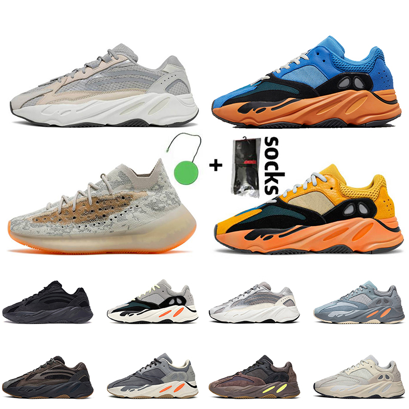 

Men Womens 700 Kanye Running Shoes 380 V3 Sneakers Trainers Cream Enflame Amber Yecoraite Static Wave Runner Solid Grey Cyan Bright Blue Azareth