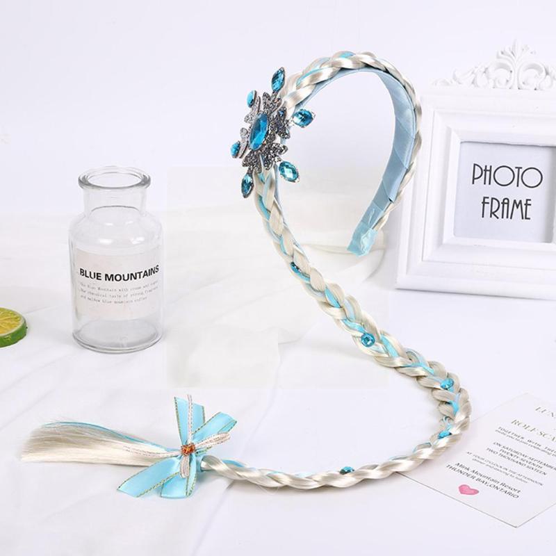 

Hair Clips & Barrettes Princess Crystal Crown Tiaras Braid Headband For Girls Sweet Hairbands Party Decorate Kids Fashion Halloween Headdres, Golden;silver