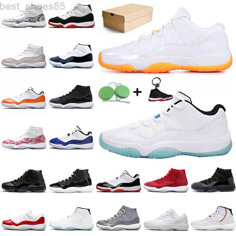 

2021 With Box Jumpman 11 11s Mens Women Basketball Shoes Maroon Platinum Tint Pink Snake Skin Cool Grey Low White Bred Men Womens