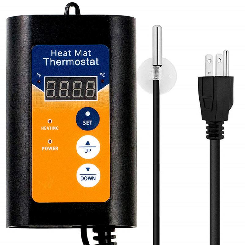 

Smart Home Control Greenhouse Temperature Controller Plant System Digital Regulator Thermostat With LED Light