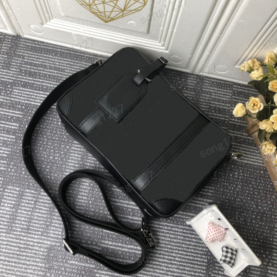 

L Luxurys Designers 45 Messenger Bags 286 For thin configuration with wide mouth design, easy to take and put the items handbag, Black embossing grid